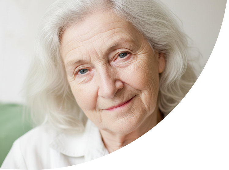 woman happy getting estimates from home care agencies