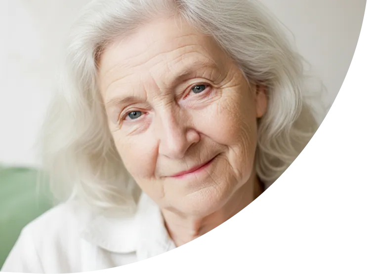 woman happy getting estimates from home care agencies